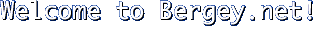 Welcome to Bergey.net!